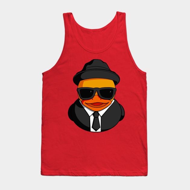 Blues Brother Rubber Duck Tank Top by Alisha Ober Designs